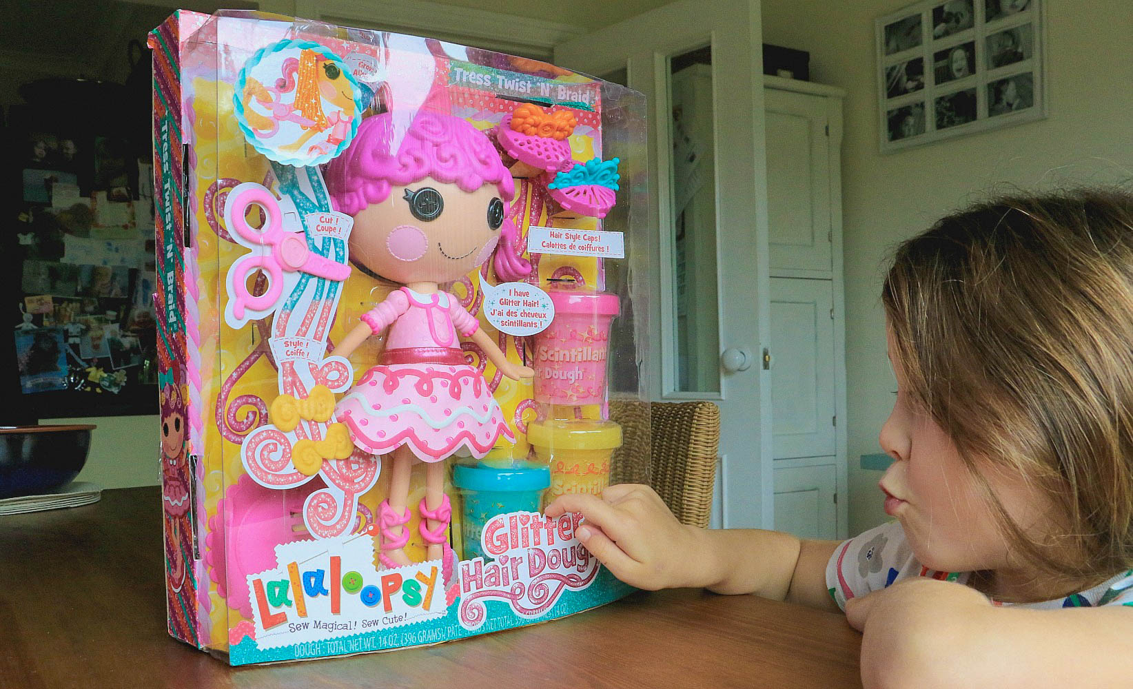 lalaloopsy glitter hair dough